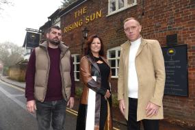 Trio reveal new chapter and a 'long-term plan' for The Rising Sun pub in Hurley