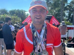 Marathon man completes seven runs in seven days