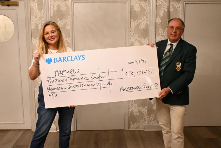 Golf club captain raises thousands to keep suicide prevention hotline