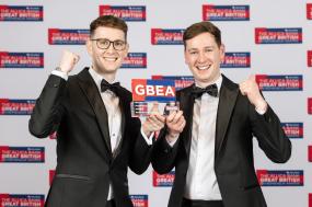 Cox Green twins scoop national award at ‘the Grammys for entrepreneurship’