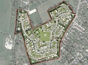 Plans submitted for land east of Lodge Road, Hurst, by Mactaggart & Mickel 
