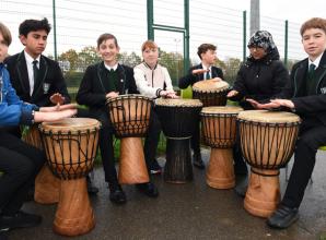 In pictures: Students showcase Beat Bullying performance for Anti-Bullying Week