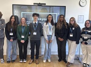 Students curate tours on  ‘takeover’ day at museum