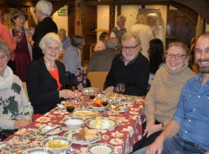 Church volunteers thrown thank-you party