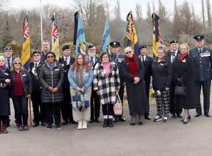 Legion president pays tribute at funeral of former RAF pilot