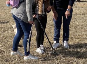 For just £1, children can try metal detecting and keep what they find