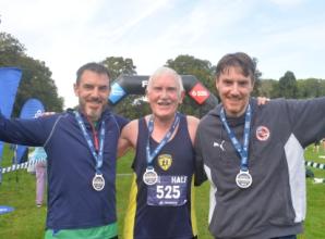 Late entrant wins half marathon as his dad finishes 40th and last one