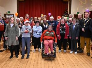 Mencap members enjoy Christmas party
