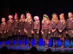 Children create song and dance at school’s carols contest
