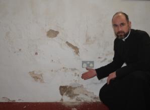 Pledge to help fix crumbling church, appeals vicar