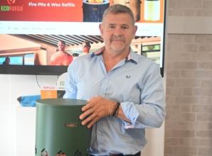 Entrepreneur waxes lyrical over smokeless fire pit idea