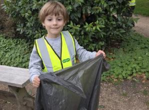 Children take pride in looking after the environment