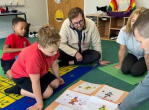 MP does yoga session on visit to meet young carers