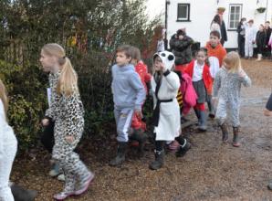 Children’s fancy dress walk raises £1,000 for animals