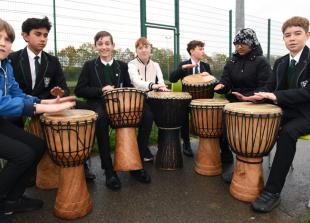 In pictures: Students showcase Beat Bullying performance for Anti-Bullying Week