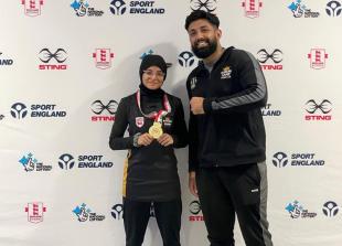 Breaking barriers: Momina Naz crowned first Hijabi senior national champion