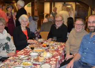 Church volunteers thrown thank-you party