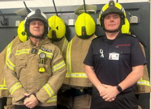 Sign up as firefighter and still keep up the day job