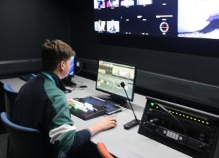 College unveils new media building with own TV studio