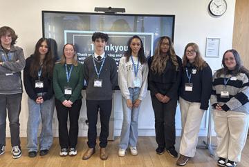 Students curate tours on  ‘takeover’ day at museum