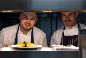 Elegant dining available at riverside escape