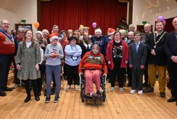 Mencap members enjoy Christmas party