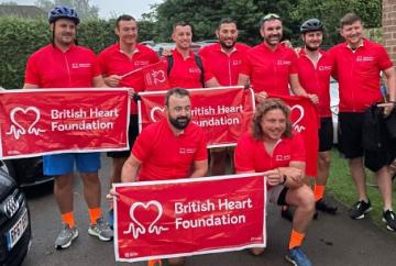 Friends cycle 100 miles in memory of Hawks player
