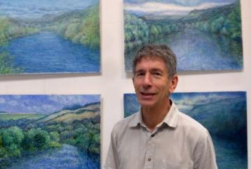 Artists’ sweet harmony of pastels and painting