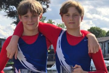 Kelso twins triumph at Staines