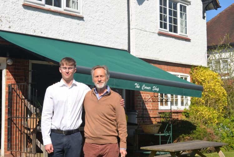 Father and son try to sell shop after eight months