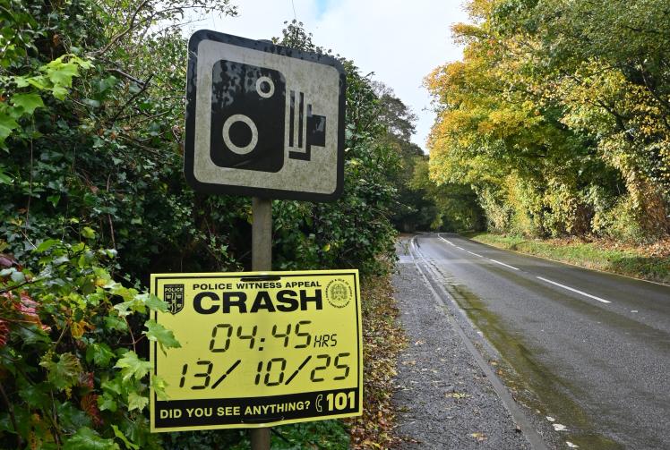 MOTORCYCLIST DIES AFTER HITTING DEER