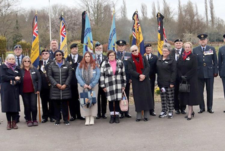 Legion president pays tribute at funeral of former RAF pilot 