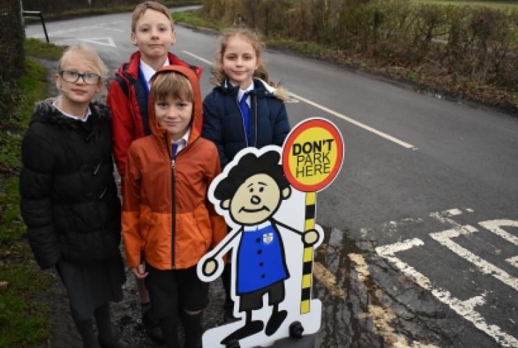 School’s new signs warn parents to park sensibly