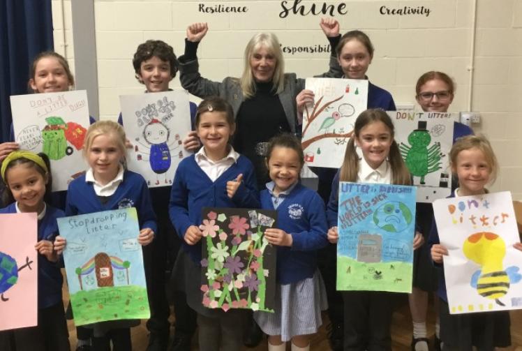 Children’s anti-litter competition posters take effect