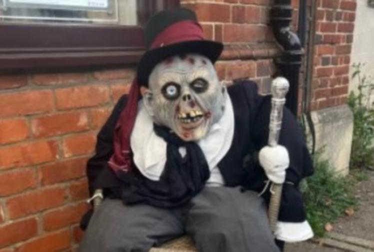 Peter Rabbit scarecrow wins inaugural village contest