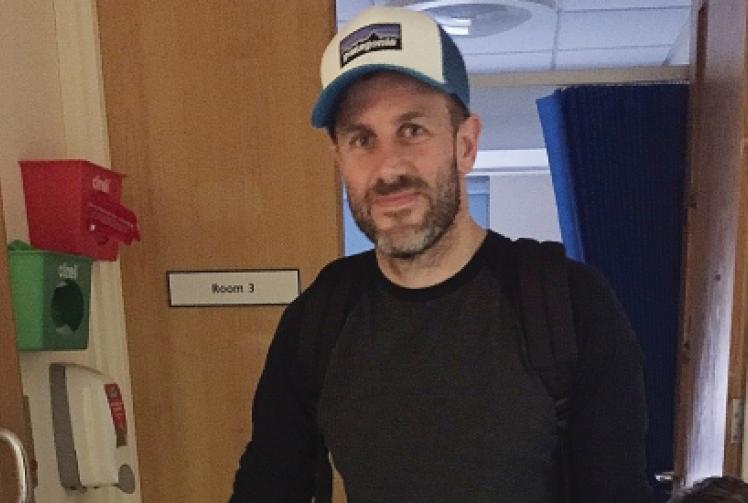 Dad hopes to make charity walk despite leg infection