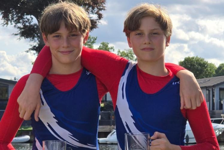 Kelso twins triumph at Staines