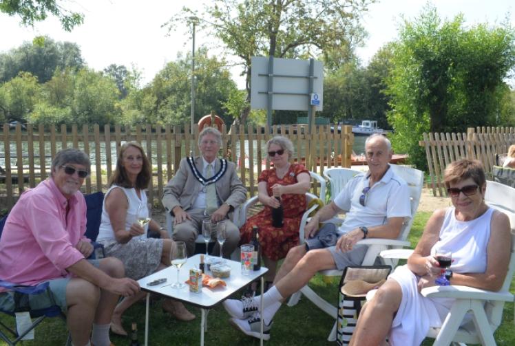 Members of conservation group hold annual summer party
