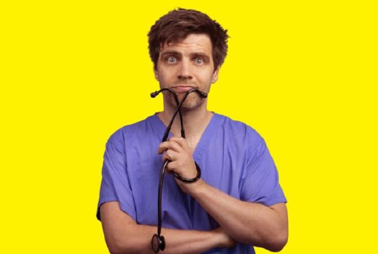Stay alert as medic comedian is a gas