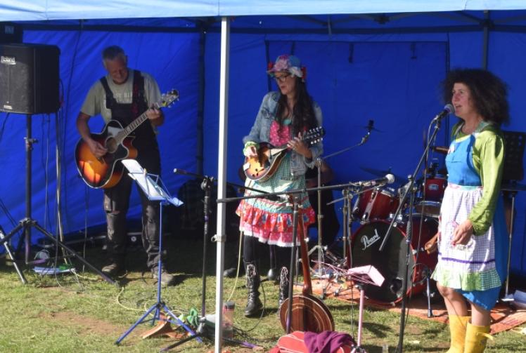 Blue skies bring out the crowds for village fete