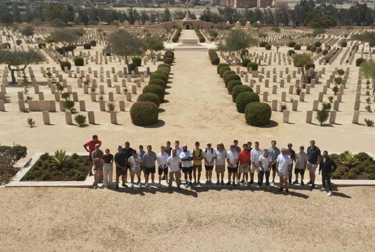Historian on target with troop tour